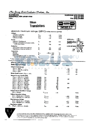 2N5367 datasheet - SILICON TRANSISTOR