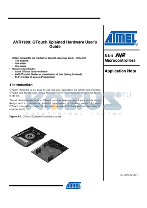 AVR1908 datasheet - Two buttons