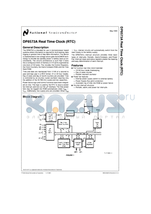 DP8573A datasheet - Real Time Clock (RTC)