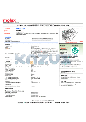 0643193218 datasheet - .635mm (.025