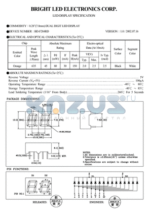 BD-F284RD datasheet - 0.28