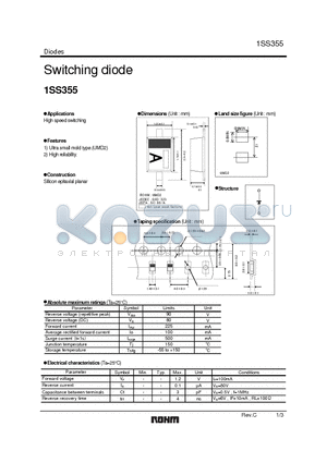1SS355_1 datasheet - Switching diode