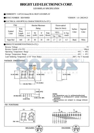 BD-F406RD datasheet - 0.40