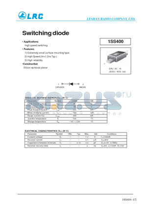 1SS400 datasheet - Switching diode