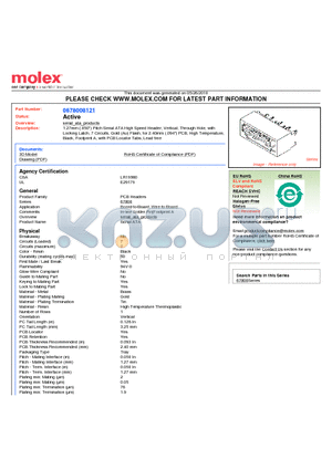 0678008121 datasheet - 1.27mm (.050