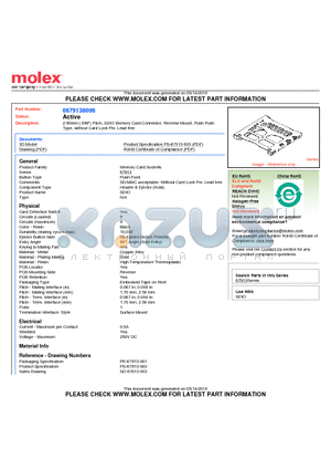 0679138006 datasheet - 2.50mm (.098