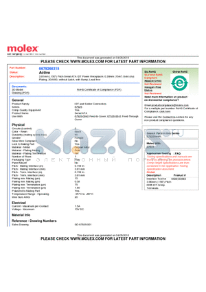 0679260315 datasheet - 3.81mm (.150