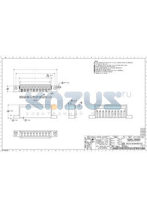 07-01-8051 datasheet - HOUSING, COMMONING [.090/(2.29) OFFSET]