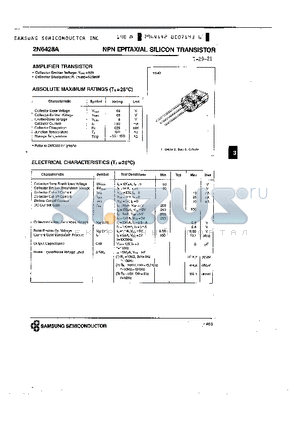 2N6428A datasheet - NPN EPITAXIAL SILICON TRANSISTOR