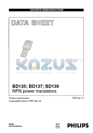 BD139-16 datasheet - NPN power transistors