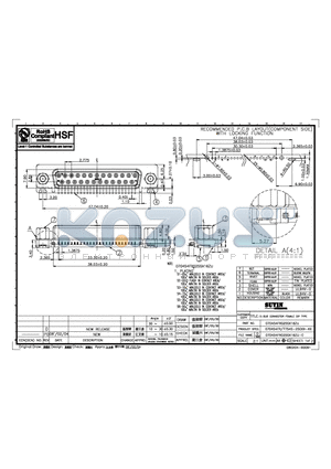 070454FR025S116ZU datasheet - D-USB CONNECTOR FEMALE DIP TYPE