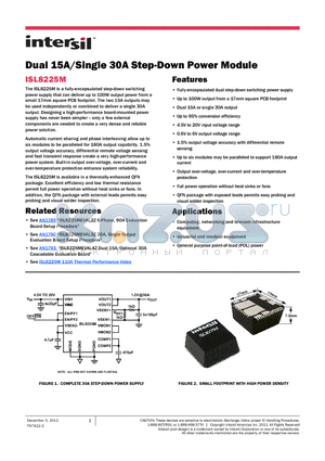 12103D226KAT2A datasheet - Dual 15A/Single 30A Step-Down Power Module