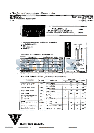 2N6567 datasheet - SILICON EPITAXIAL JUNCTION