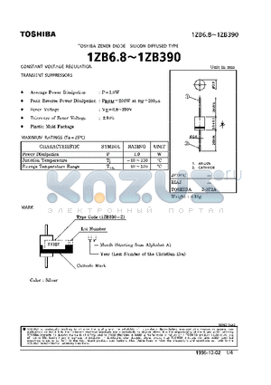 1ZB13 datasheet - DIODE (CONSTANT VOLTAGE REGULATION)