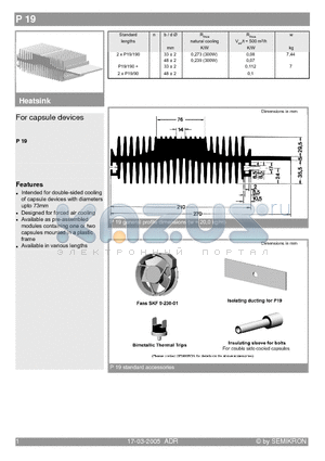 2XP19/90 datasheet - For capsule devices