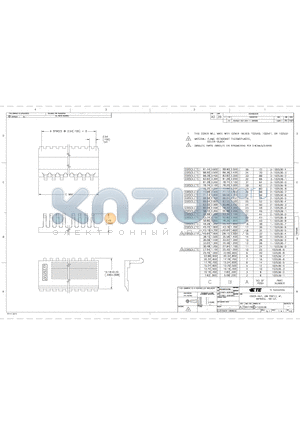 2-102536-3 datasheet - COVER-HALF, LOW PROFILE, MT, AMPMODU, .100 C/L
