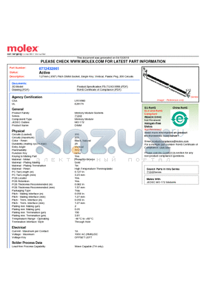 0712432001 datasheet - 1.27mm (.050