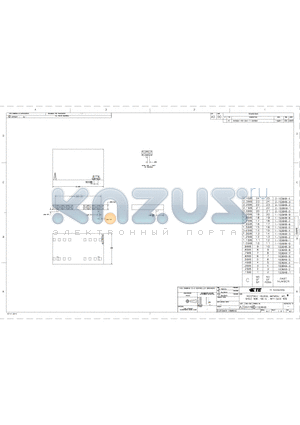 2-103648-3 datasheet - RECEPTACLE HOUSING, AMPMODU MTE, SINGLE ROW, .100 CL , WITH GUIDE RIBS