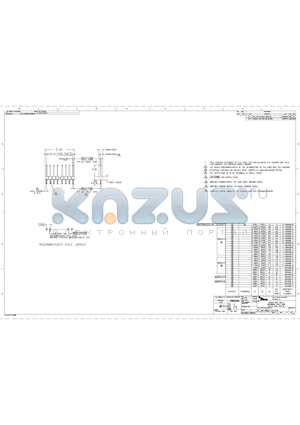 2-104428-7 datasheet - HEADER ASSY, MOD II, BREAKAWAY, SINGLE ROW, .100 CL, VERT, .025 SQ