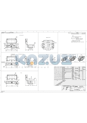 2-1102305-2 datasheet - Surface Mounted Housing Bottom Entry HB.16.AGD