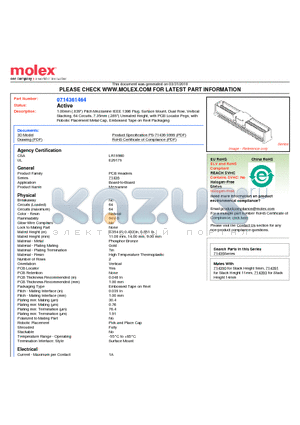 0714361464 datasheet - 1.00mm (.039