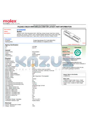 0714362964 datasheet - 1.00mm (.039