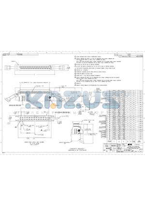 2-111504-3 datasheet - UNIVERSAL I/O PIN CONNECTOR, WITHOUT MOUNTING EARS, WITH STRAIN RELIEF LATCHES, AMP-LATCH