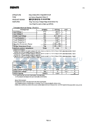 BD3551HFN datasheet - Silicon monolithic integrated circuit 1ch Series Regulator Driver IC