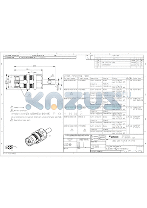 2-1393680-5 datasheet - Cable jack 1.6/5.6 (75 ohm)