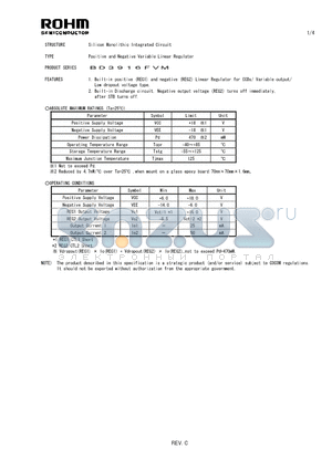 BD3916FVM datasheet - Silicon Monolithic Integrated Circuit