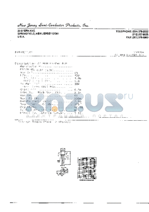 2N930A datasheet - SI NPN LO-PWR BJT