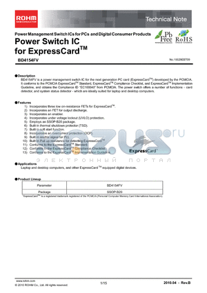 BD4154FV_10 datasheet - Power Switch IC for ExpressCard