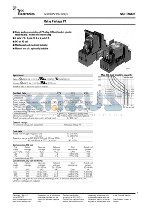 2-1415075-1 datasheet - Relay Package PT