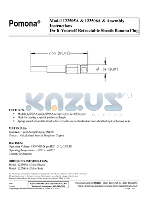 122506A datasheet - Assembly Instructions