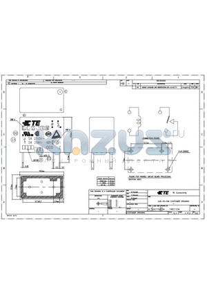 2-1419128-8 datasheet - OJE-SS-DM CUSTOMER DRAWING