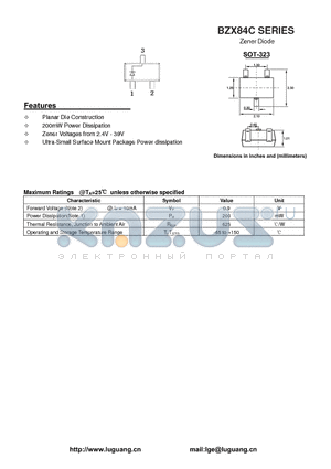 BZX84C10W datasheet - Zener Diode