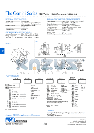 2-1437592-8 datasheet - The Gemini Series