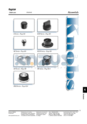 2-1437622-3 datasheet - Alcoknob