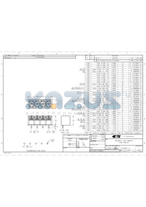 2-1437667-4 datasheet - ASSEMBLY, DUAL BARRIER 4DB-P108-XX