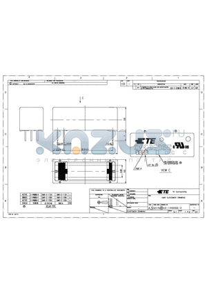 2-1440000-6 datasheet - OMR CUSTOMER DRAWING