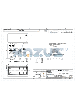 2-1440002-6 datasheet - OZ-1M CUSTOMER DRAWING