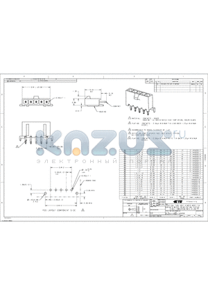 2-1445050-7 datasheet - VERTICAL THRU HOLE HEADER ASSY, TIN CONTACTS W/PCB POLARIZATION FEATURE, SINGLE ROW, MICRO MATE-N-LOK