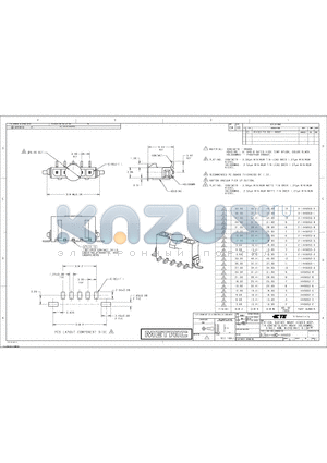 2-1445053-2 datasheet - VERTICAL SURFACE MOUNT HEADER ASSY TIN CONTACTS, SURF MOUNT HOLDDOWNS, SINGLE ROW, MICRO MATE-N-LOK