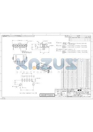 2-1445056-6 datasheet - RT ANGLE SURFACE MOUNT HEADER ASSY, TIN CONTACTS W/THRU HOLE HOLDDONS, SINGLE ROW, MICRO MATE-N-LOK