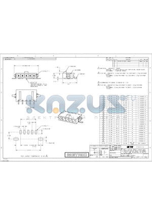 2-1445057-4 datasheet - RT ANGLE SURFACE MOUNT HEADER ASSY, TIN CONTACTS W/SURF MOUNT HOLDDOWNS, SINGLE ROW, MICRO MATE-N-LOK