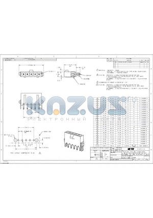 2-1445085-2 datasheet - VERTICAL THRU HOLE HEADER ASSY, 0.38 MIC GOLD CONTACTS W/THRU HOLE HOLDDOWNS, SGL ROW, MICRO MATE-N-LOK