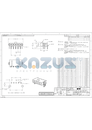 2-1445088-6 datasheet - RT ANG THRU HOLE HEADER ASSY, 0.38 MIC GOLD CONTACTS W/THRU HOLE HOLDDOWNS, SGL ROW, MICRO MATE-N-LOK