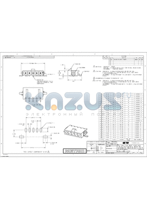 2-1445091-3 datasheet - RIGHT ANGLE THRU HOLE HEADER ASSY, 0.38 MIC GOLD CONTACTS, W/SURF MNT HOLDDOWNS, SGL ROW, MICRO MATE-N-LOK