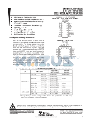 5962-8681601VFA datasheet - 8BIT SHIFT REGISTERS WITH 3 STATE OUTPUT REGISTERS