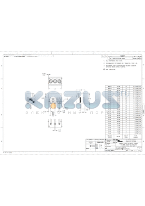 2-1776275-2 datasheet - TERMINAL BLOCK PCB MOUNT, STRAIGHT SIDE WIRE ENTRY, W/INTERLOCK 3.5mm PITCH, HIGH TEMP